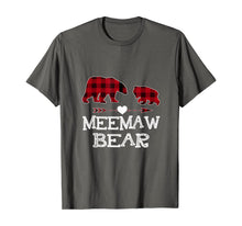 Load image into Gallery viewer, Funny shirts V-neck Tank top Hoodie sweatshirt usa uk au ca gifts for Meemaw Bear Red Buffalo Plaid Matching Family Christmas T-Shirt 1355154
