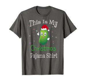 This Is My Christmas Pajama Shirt Pickle Cucumber Gifts T-Shirt