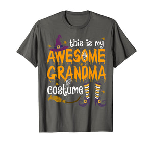 This Is My Awesome Grandma Costume Witch Halloween Tee