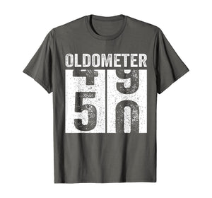 Oldometer 49-50 Shirt 50th Birthday Funny Gift Men Women T-Shirt