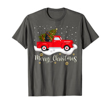 Load image into Gallery viewer, Funny shirts V-neck Tank top Hoodie sweatshirt usa uk au ca gifts for Red Truck Merry Christmas Tree Doberman Christmas T-Shirt 1324213
