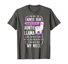 Load image into Gallery viewer, Funny shirts V-neck Tank top Hoodie sweatshirt usa uk au ca gifts for I&#39;m Not An Auntie Bear I&#39;m More Of An Auntie Llama - Funny T-Shirt 439614
