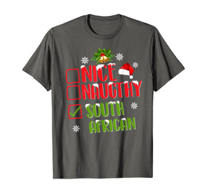 Funny shirts V-neck Tank top Hoodie sweatshirt usa uk au ca gifts for Nice Naughty SOUTH African Shirt Christmas Mens Womens X-mas T-Shirt 1314388