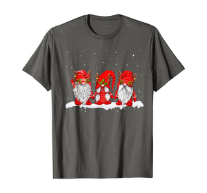 Three Nordic Gnomes Winter Christmas Swedish Elves T-Shirt