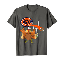 Load image into Gallery viewer, Thanksgiving Turkey Goal Posts Football Chicago-Bear T-Shirt
