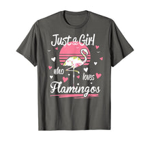 Load image into Gallery viewer, Funny shirts V-neck Tank top Hoodie sweatshirt usa uk au ca gifts for Flamingo Shirt. Just A Girl Who Loves Flamingos T-Shirt 358549
