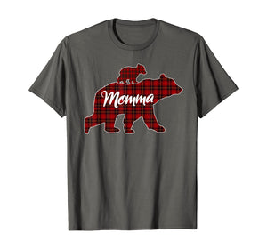 Funny shirts V-neck Tank top Hoodie sweatshirt usa uk au ca gifts for Red Plaid Momma Bear Buffalo Matching Family Pajama T-Shirt 1245206
