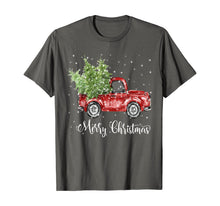 Load image into Gallery viewer, Vintage Red Truck With Merry Christmas Tree T-Shirt Gifts T-Shirt
