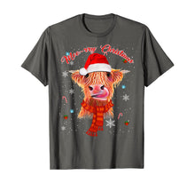 Load image into Gallery viewer, Funny shirts V-neck Tank top Hoodie sweatshirt usa uk au ca gifts for Scottish Highland Cow Merry Christmas Snow Gift T-Shirt 1150581
