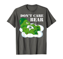 Load image into Gallery viewer, Weed bear herb bear t-shirt don&#39;t care cute bear gift
