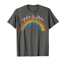 Load image into Gallery viewer, Love Is Love Shirt - Gay Pride Shirt Vintage Rainbow LGBT 158080
