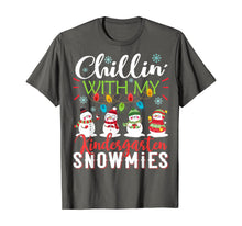 Load image into Gallery viewer, Funny shirts V-neck Tank top Hoodie sweatshirt usa uk au ca gifts for Chillin With My Kindergarten Snowmies Teacher Christmas Gift T-Shirt 211036
