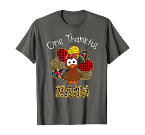 Funny shirts V-neck Tank top Hoodie sweatshirt usa uk au ca gifts for One Thankful Nana Turkey Leopart Thankgivings T-Shirt 759300