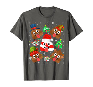 Funny shirts V-neck Tank top Hoodie sweatshirt usa uk au ca gifts for Poop Emojis Christmas Pajama Funny Xmas Family Matching Kid T-Shirt 1342854