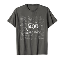 Load image into Gallery viewer, Square root of 400 Math Calculation School 20 years old T-Shirt
