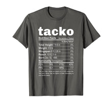 Load image into Gallery viewer, Tacko Nutrition Facts Label Funny Boston Basketball T-Shirt
