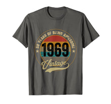 Load image into Gallery viewer, Awesome Since 1969 T-Shirt 50th Birthday Gifts 50 Year Old T-Shirt 104251
