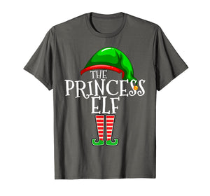 The Princess Elf Group Matching Family Christmas Gift Funny T-Shirt
