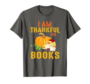 Thanksgiving Book Lover Librarian Gift Reading Lover T-Shirt