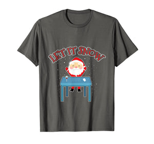 Let It Snow Cocaine Santa Funny Gag Adult Humor Gift Gifts T-Shirt-3195948
