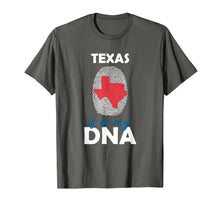 Load image into Gallery viewer, Texas is in my DNA Fingerprint Country Identity T-Shirt
