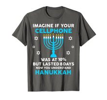Load image into Gallery viewer, Funny Hanukkah Gifts Cellphone Chanukkah T-Shirt-151045
