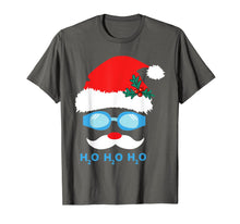 Load image into Gallery viewer, Funny shirts V-neck Tank top Hoodie sweatshirt usa uk au ca gifts for Ho Ho Ho H2O H2O H2O Swimming Gifts Santa Claus Swimmer T-Shirt 804480
