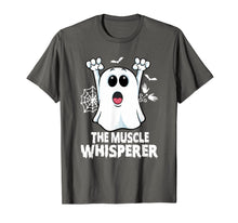 Load image into Gallery viewer, Massage Therapist Muscle Whisperer Ghost Fun Halloween Gift T-Shirt
