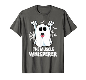 Massage Therapist Muscle Whisperer Ghost Fun Halloween Gift T-Shirt