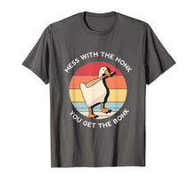 Load image into Gallery viewer, Mess With The Honk You Get The Bonk Goose Memes Gifts T-Shirt
