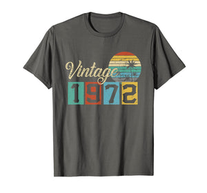 Sunset Birthday Bday Tee Gifts For Men Women Classic 1972 T-Shirt