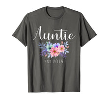 Load image into Gallery viewer, Women Gifts Auntie Est 2019 Pregnancy Announcement Reveal T-Shirt
