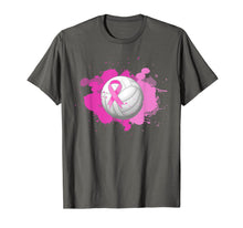 Load image into Gallery viewer, Volleyball Pink Ribbon Breast Cancer Awareness Gifts T-Shirt
