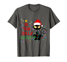 Load image into Gallery viewer, Funny shirts V-neck Tank top Hoodie sweatshirt usa uk au ca gifts for Black Cat Christmas Tree Is This Jolly Enough Cat Light Gift T-Shirt 1161210
