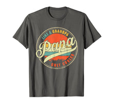 Load image into Gallery viewer, Dad gifts Papa like a Grandpa only Cooler Dad - Grandpa gift T-Shirt-866714
