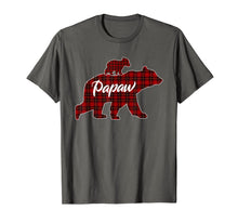 Load image into Gallery viewer, Funny shirts V-neck Tank top Hoodie sweatshirt usa uk au ca gifts for Red Plaid Papaw Bear Buffalo Matching Family Pajama T-Shirt 1245208
