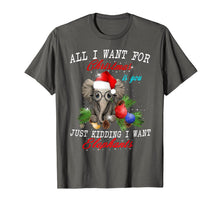 Load image into Gallery viewer, Funny shirts V-neck Tank top Hoodie sweatshirt usa uk au ca gifts for All I Want For Christmas Is Elephants Funny Xmas Gift T-Shirt 163593
