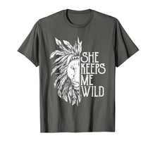 Load image into Gallery viewer, She Keeps Me Wild Lion Couple Matching Gift T-Shirt
