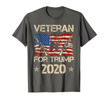 Load image into Gallery viewer, Veterans For Trump 2020 Shirt Military Republican Supporters 130252
