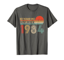 Load image into Gallery viewer, Mens 35th Wedding Anniversary Gifts Husband Since November 1984 T-Shirt
