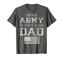 Load image into Gallery viewer, Proud Army National Guard Dad T-Shirt U.S. Military Gift T-Shirt
