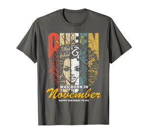 November Queen Shirts for Women Zodiac Sagittarius & Scorpio T-Shirt