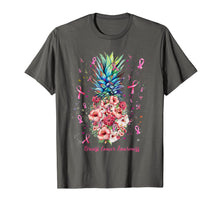 Load image into Gallery viewer, Pineapple BREAST CANCER AWARENESS Yellow Ribbon T-Shirt
