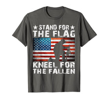 Load image into Gallery viewer, Stand For The Flag Kneel For The Fallen T-Shirt
