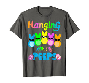 Hanging With My Peeps Shirt Colorful Bunny Easter day Gifts TShirt406135