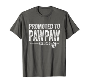 Promoted To Pawpaw 2020 Vintage Announcement Pregnancy TShirt450630