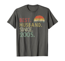Load image into Gallery viewer, 15th Wedding Anniversary Gifts Best Husband Since 2005 TShirt235444
