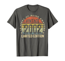Load image into Gallery viewer, 18 Year Old Gifts Vintage 2002 Limited Edition 18th Birthday T-Shirt-65842
