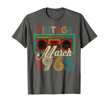 Load image into Gallery viewer, March 1965 Limited Edition Vintage Gifts 55th Birthday TShirt407294
