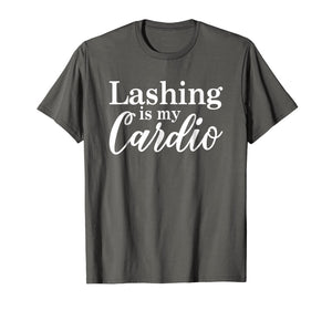 Funny shirts V-neck Tank top Hoodie sweatshirt usa uk au ca gifts for Cute Shirt For Estheticians Perfect For Lashing And Cardio 2068953